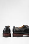 KNIGHTON jade-black derby shoes.