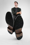 LAMBETH jet-black welted chelsea boots.