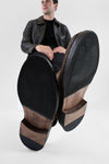 LAMBETH dry-tan suede welted derby shoes.