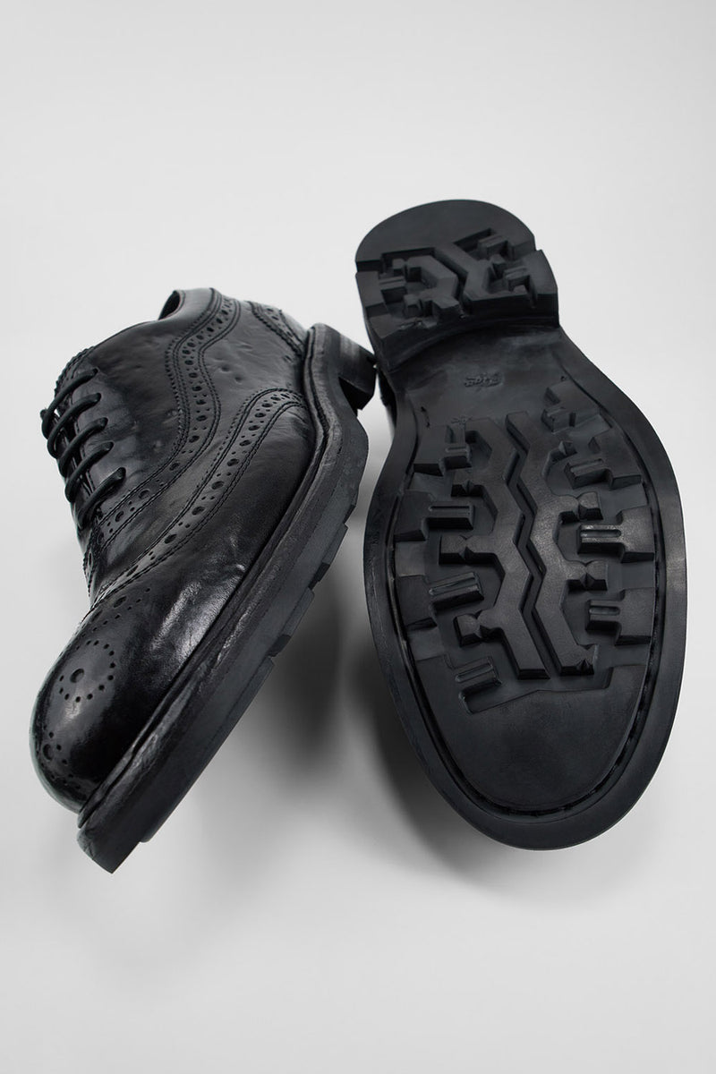 LENNOX urban-black brogue oxford shoes.