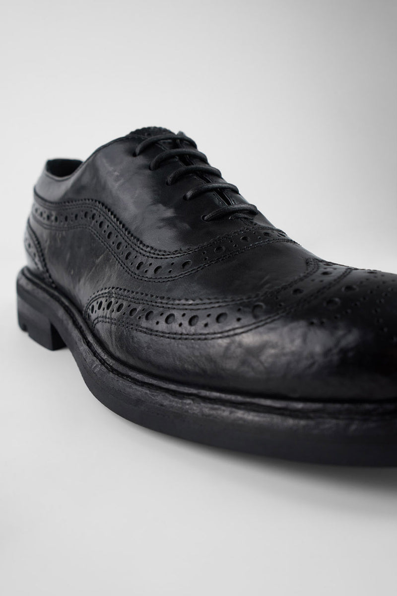 LENNOX urban-black brogue oxford shoes.