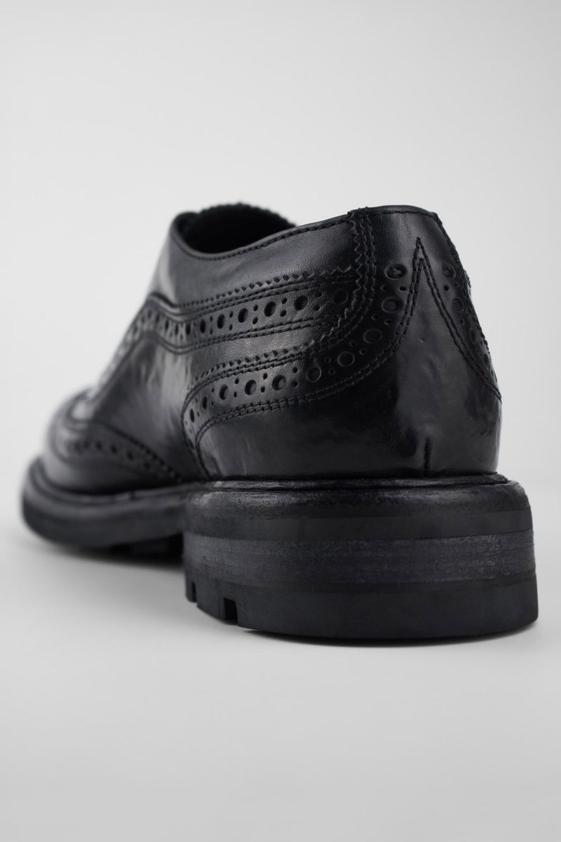 LENNOX urban-black brogue oxford shoes.