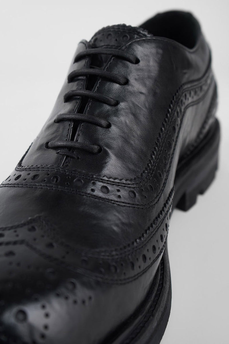 LENNOX urban-black brogue oxford shoes.