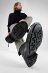 LENNOX urban-black derby shoes.