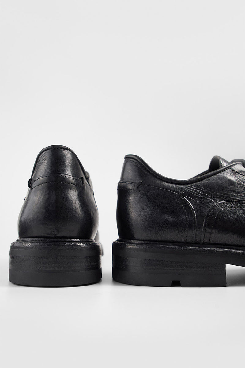 LENNOX urban-black derby shoes.