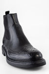 LENNOX urban-black brogue chelsea boots.