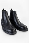 LENNOX urban-black brogue chelsea boots.