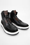 MADDOX urban-black patina high sneakers.