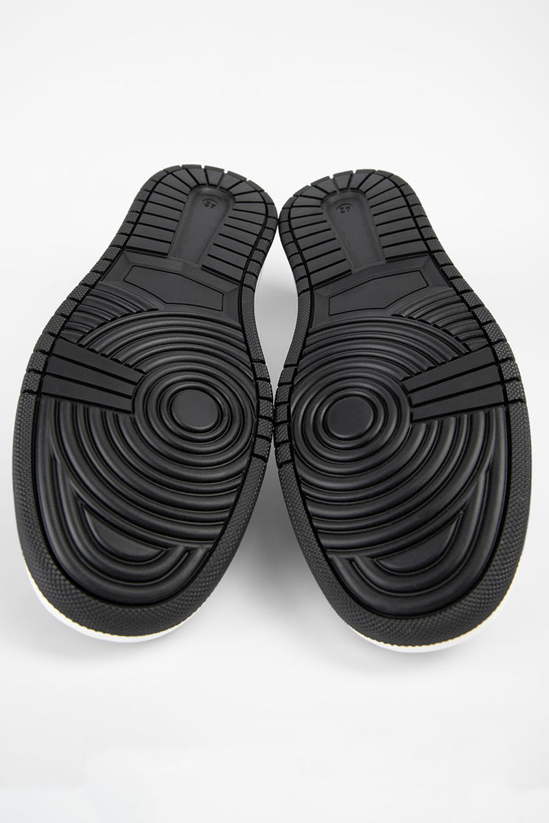 MADDOX urban-black patina high sneakers.