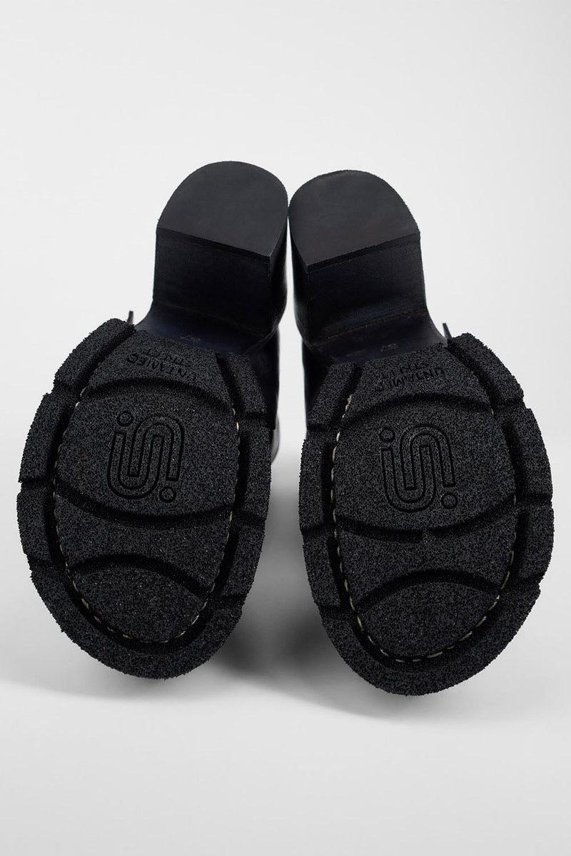 EDEN urban-black embellished high boots.