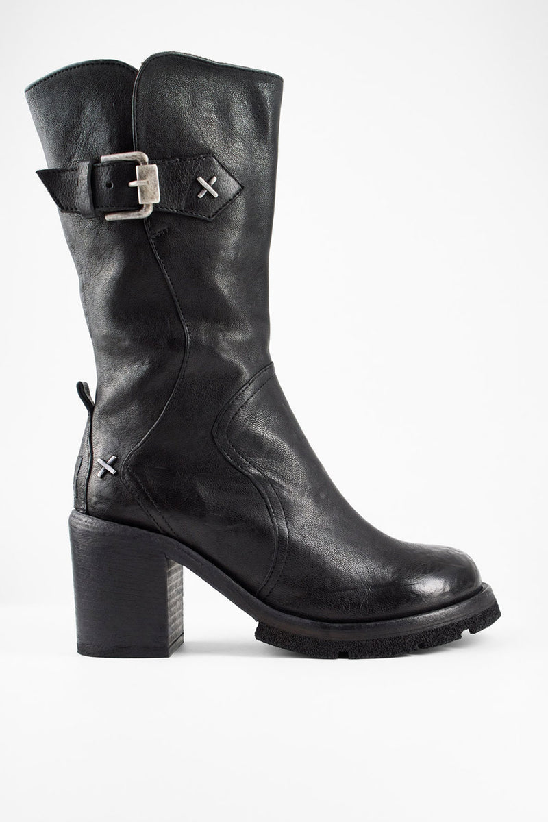EDEN urban-black embellished high boots.