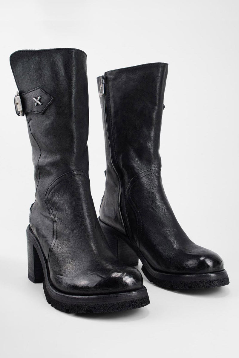 EDEN urban-black embellished high boots.