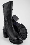 EDEN urban-black embellished high boots.