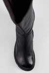 EDEN urban-black embellished high boots.