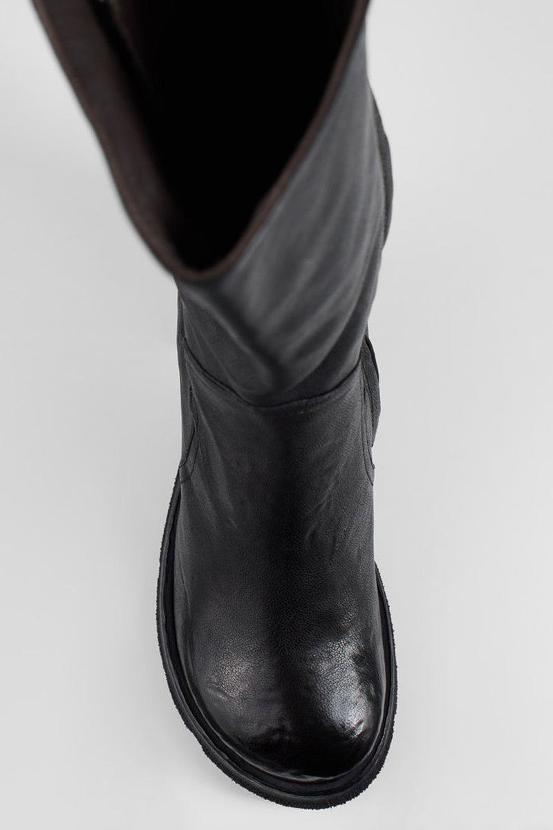 EDEN urban-black embellished high boots.