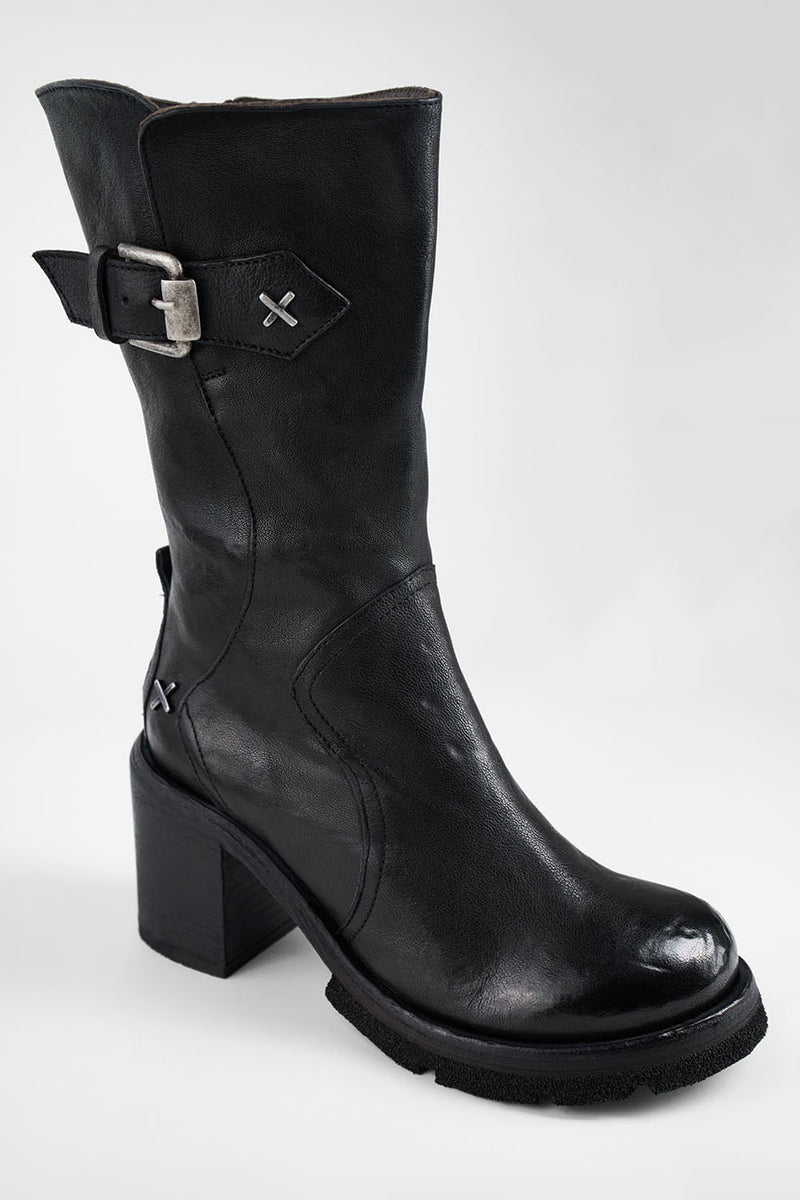EDEN urban-black embellished high boots.