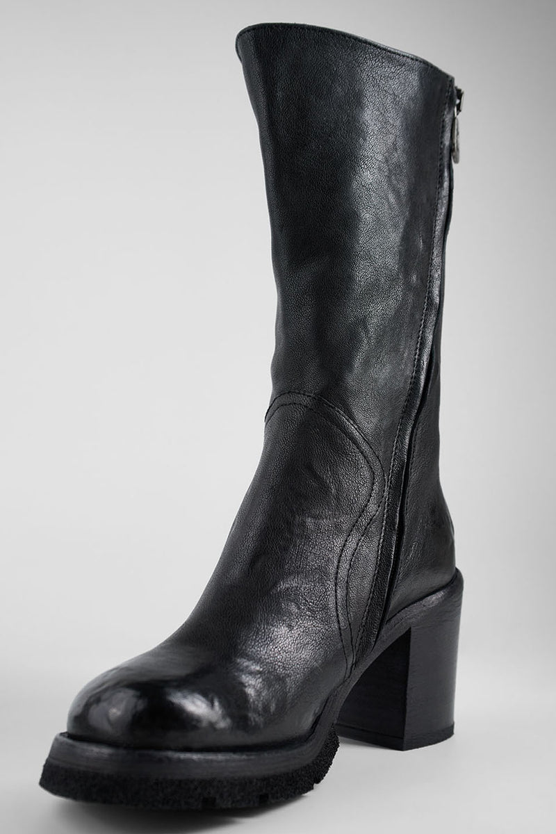 EDEN urban-black embellished high boots.
