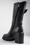 EDEN urban-black embellished high boots.