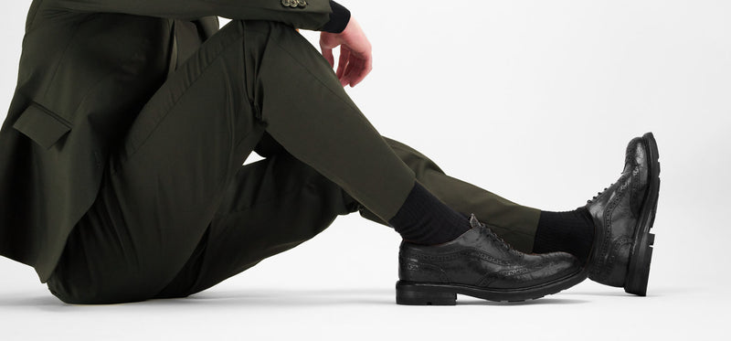 LENNOX urban-black brogue oxford shoes.