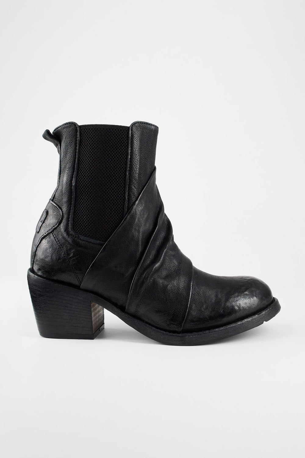 NASH urban-black veiled chelsea boots.