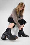 NASH urban-black veiled chelsea boots.