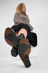 NASH urban-black veiled chelsea boots.