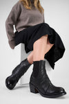 NASH urban-black veiled chelsea boots.