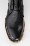 PARKER royal-black chukka boots.