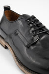 PARKER royal-black derby shoes.