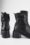 QUINN urban-black buttoned ankle boots.