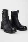 QUINN urban-black buttoned ankle boots.