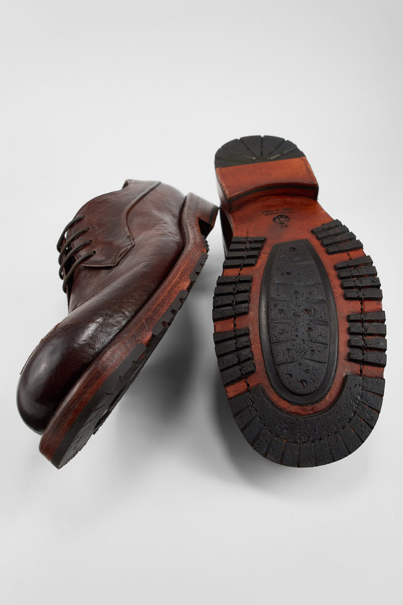 SCOTT dark-terra derby shoes.