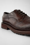 SCOTT dark-terra derby shoes.
