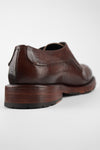 SCOTT dark-terra derby shoes.