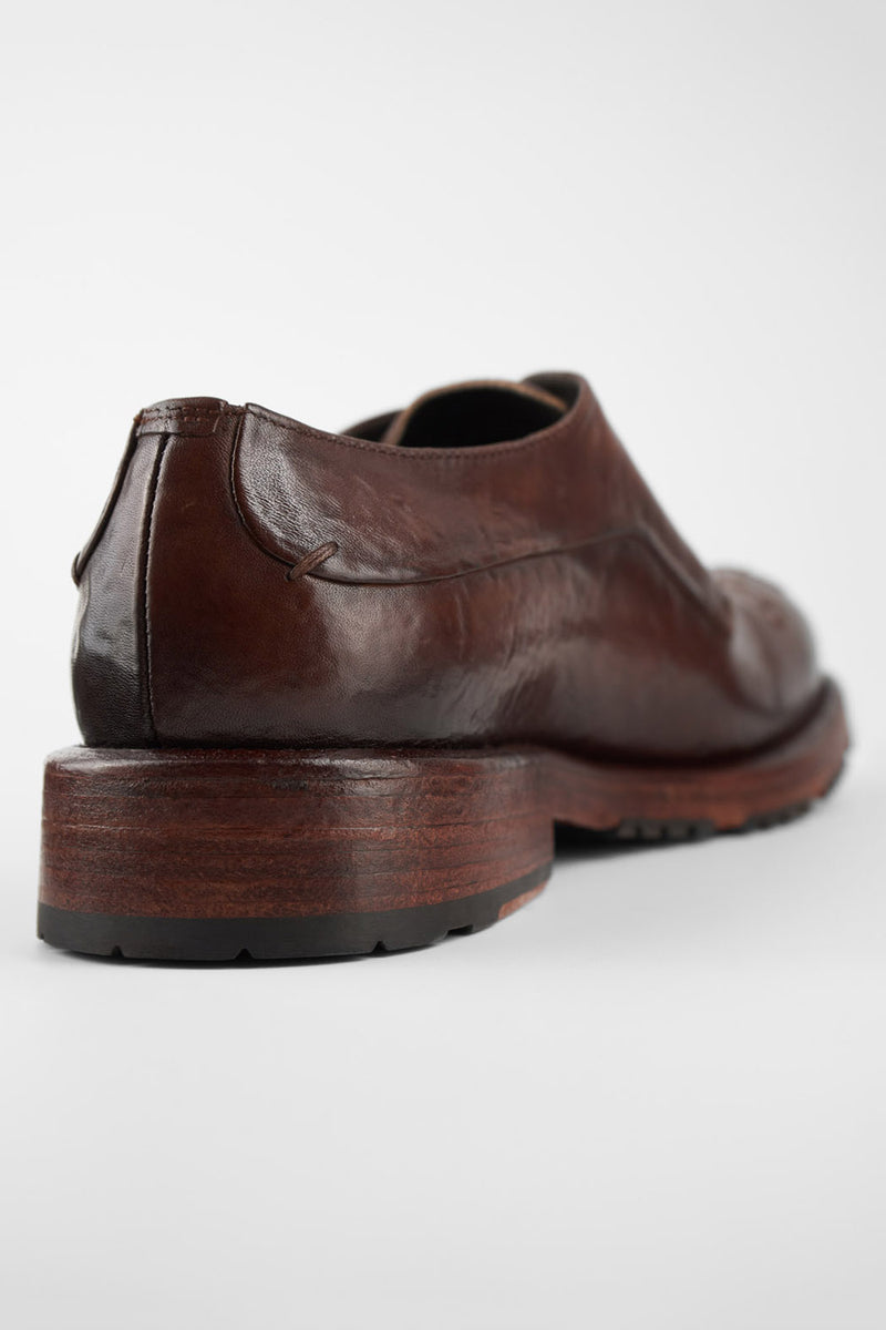 SCOTT dark-terra derby shoes.