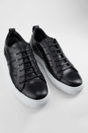 SKYE tuxedo-black ridge sneakers.