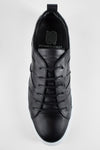 SKYE tuxedo-black ridge sneakers.