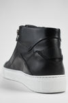 SKYE tuxedo-black triple stitched high sneakers.