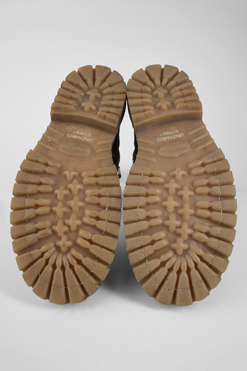 WARRICK tundra-brown suede military boots.