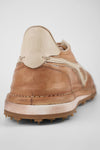 WYRE desert-tan nappa sneakers.