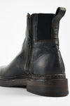 YALE matte-black welted chelsea boots.