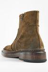 YORK tundra-brown welted laceless boots.