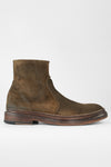 YORK tundra-brown welted laceless boots.