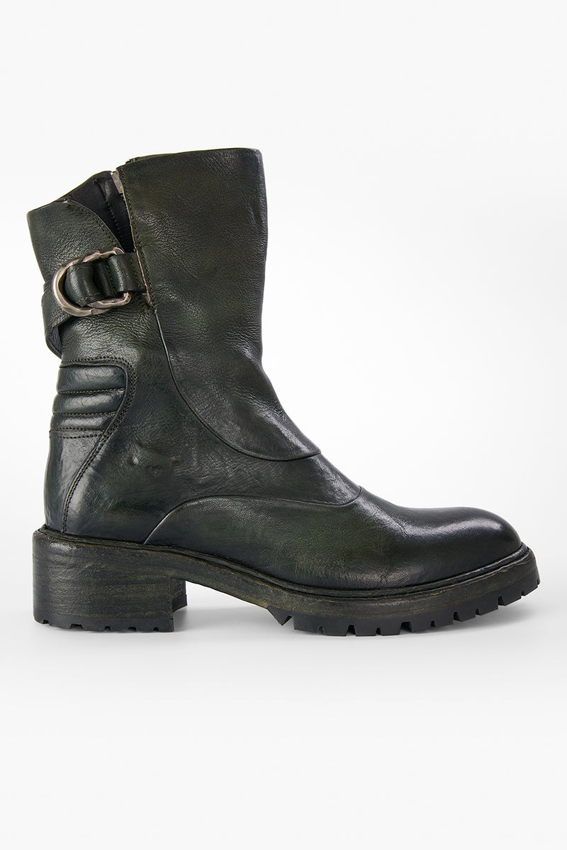 RADNOR dark-green buckle bikers.