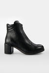MADISON urban-black front-zip boots.