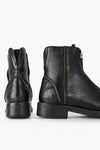 ASTON urban-black front-zip ankle boots.