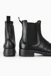 ASTON urban-black high chelsea boots.