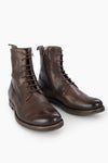 SLOANE chocolate commando boots.