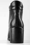 MADISON urban-black front-zip boots.