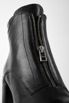 MADISON urban-black front-zip boots.